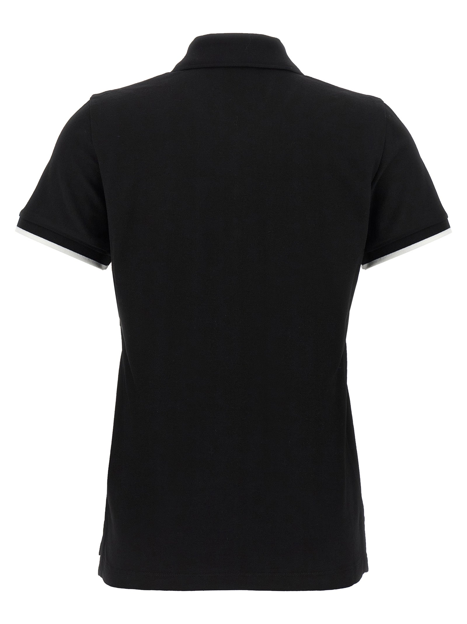 MONCLER - MONCLER - Logo patch polo shirt - Women’s Tops