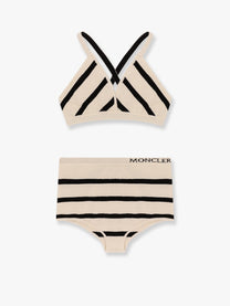 Moncler - Moncler Top And Culotte Striped Cotton Blend Set - Women’s Tops
