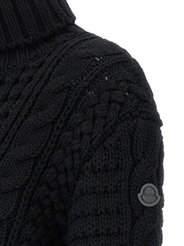 MONCLER GENIUS - MONCLER GENIUS - Moncler x Edward Enninful tricot turtleneck sweater - Women’s Knitwear