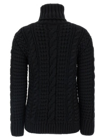 MONCLER GENIUS - MONCLER GENIUS - Moncler x Edward Enninful tricot turtleneck sweater - Women’s Knitwear