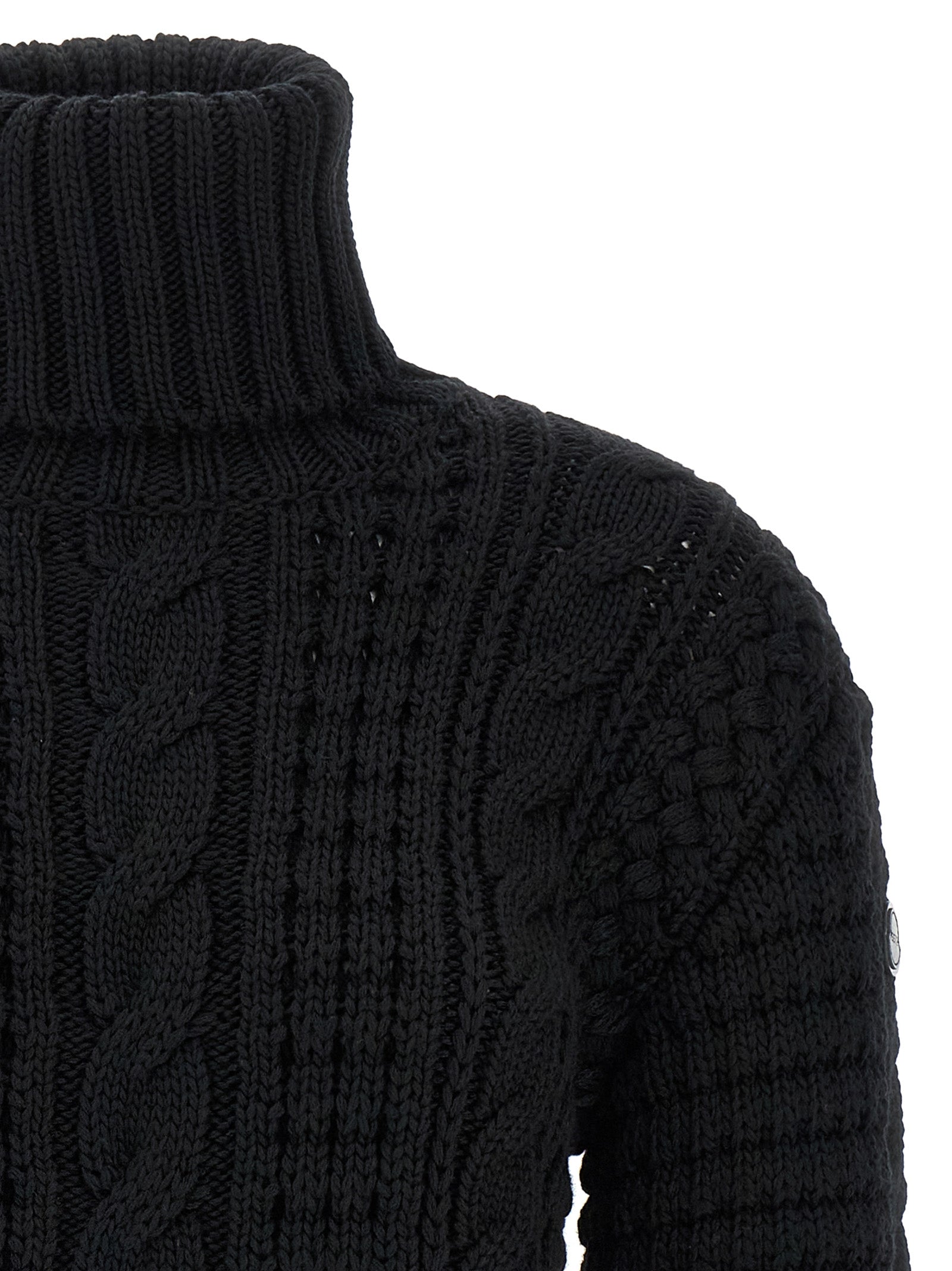MONCLER GENIUS - MONCLER GENIUS - Moncler x Edward Enninful tricot turtleneck sweater - Women’s Knitwear