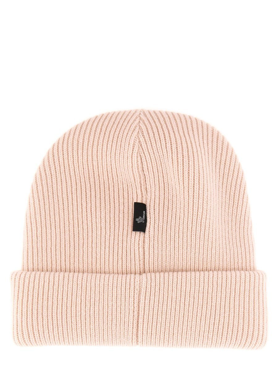 MONCLER GRENOBLE - Moncler Grenoble Beanie Hat With Logo - Women’s Accessories