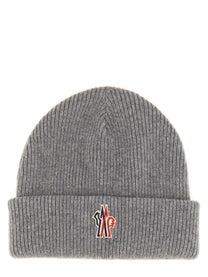MONCLER GRENOBLE - Moncler Grenoble Beanie Hat With Logo - Women’s Accessories