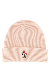 MONCLER GRENOBLE - Moncler Grenoble Beanie Hat With Logo - Women’s Accessories