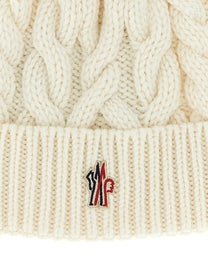 MONCLER GRENOBLE - MONCLER GRENOBLE - Braided wool beanie - Women’s Accessories