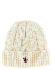 MONCLER GRENOBLE - MONCLER GRENOBLE - Braided wool beanie - Women’s Accessories
