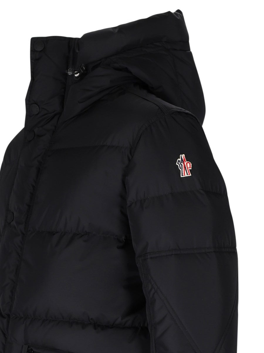 Moncler Grenoble Men's Hooded Sci Padded Kasanka Jacket Black, view 3
