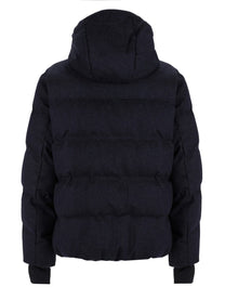 Moncler Grenoble Men's Hooded Sci Padded Servance Jacket Blue, view 2