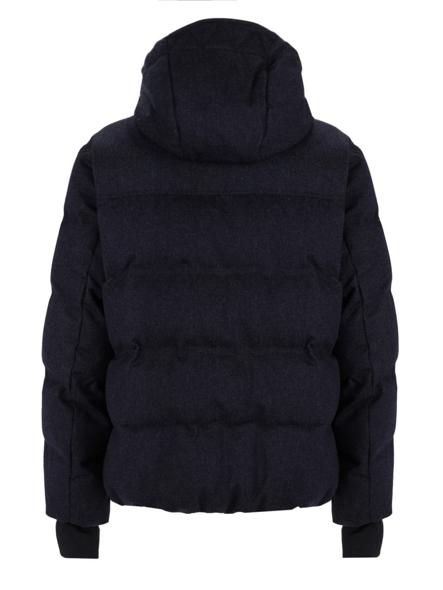 Moncler Grenoble Men's Hooded Sci Padded Servance Jacket Blue, view 2