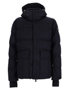 Moncler Grenoble Men's Hooded Sci Padded Servance Jacket Blue