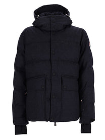 Moncler Grenoble Men's Hooded Sci Padded Servance Jacket Blue