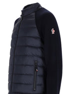 Moncler Grenoble Men's Zip Cardigan Padded Blue, view 3