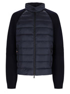 Moncler Grenoble Men's Zip Cardigan Padded Blue
