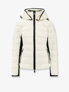 Moncler Grenoble Women's Lamouras Waterproof Hodded Down Jacket White