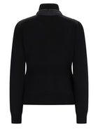 Moncler Grenoble Women's Wool Blend Cardigan Padded Black, view 2
