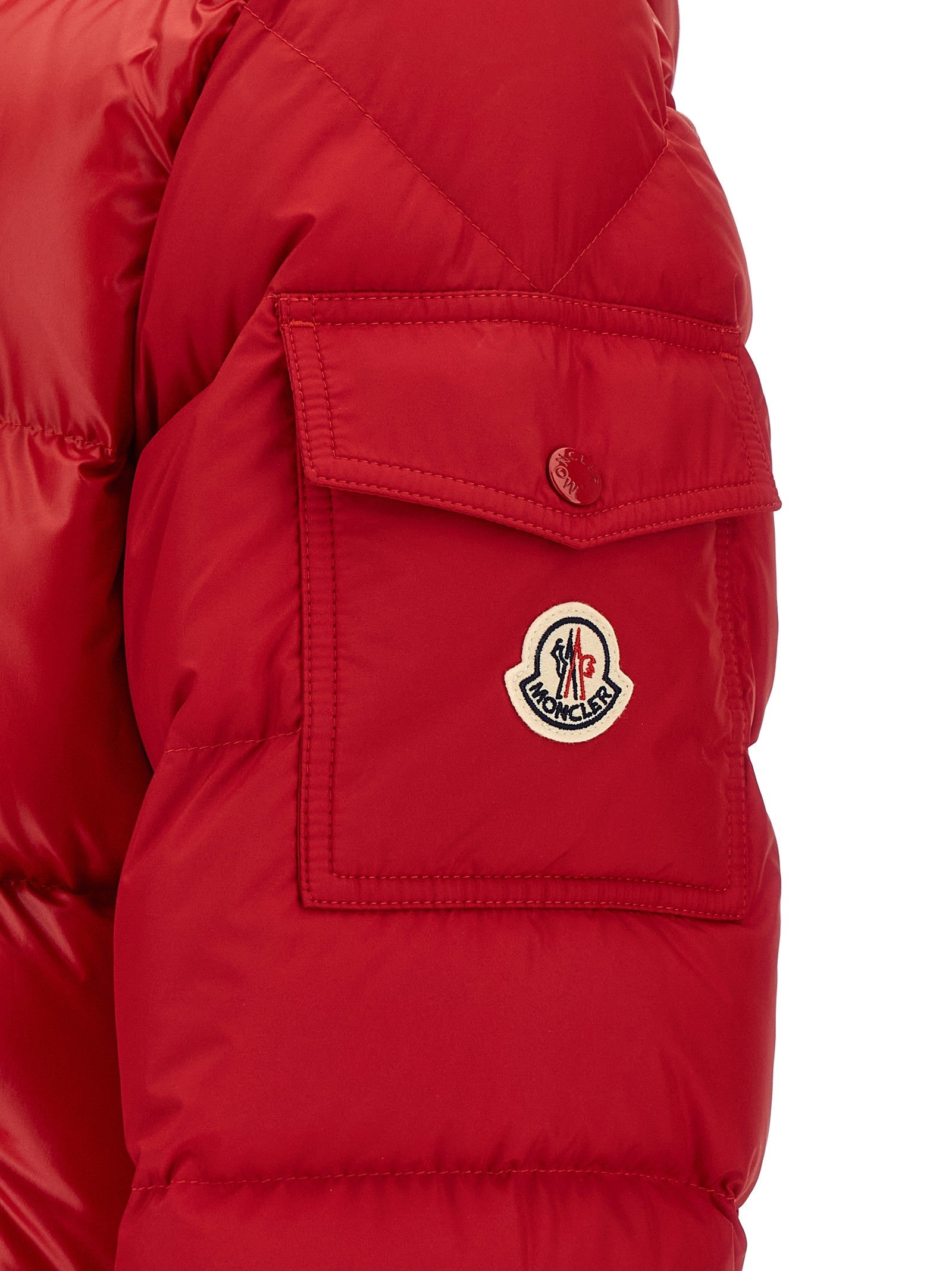 Moncler Moncler Maya Down Jacket Red