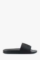 Moncler Men's Basile Rubber Sandals Black