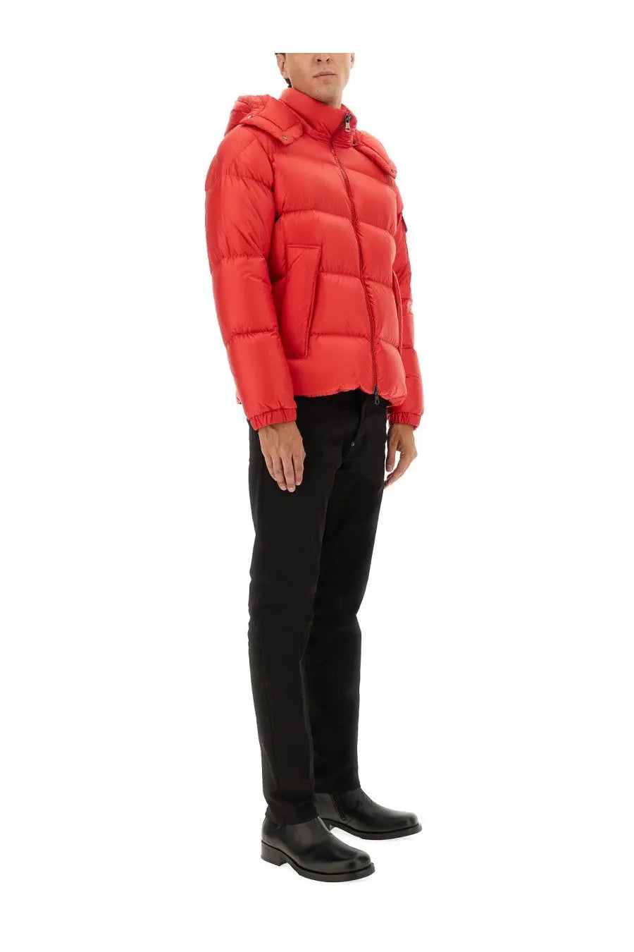 Moncler Men's Down Jacket Couyere Red, view 2