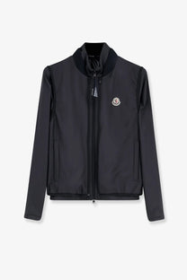 Moncler men’s Hemmoor jacket in black with sleek modern design and subtle chest branding for stylish warmth