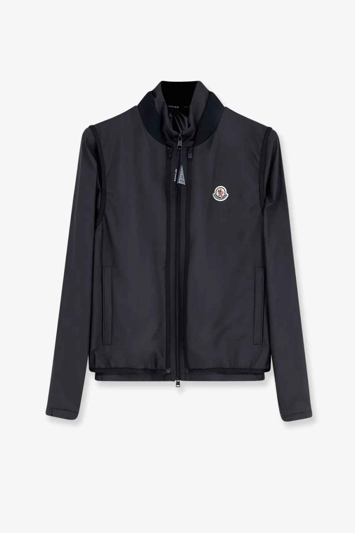 Moncler men’s Hemmoor jacket black with sleek modern design and subtle branding on the chest in a lightweight material