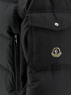 Moncler Men's Himalaya Re Icons Cotton and Nylon Short Down Jacket Black, view 3