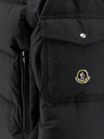 Moncler Men's Himalaya Re Icons Cotton and Nylon Short Down Jacket Black, view 3