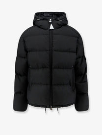 Moncler Men's Himalaya Re Icons Cotton and Nylon Short Down Jacket Black