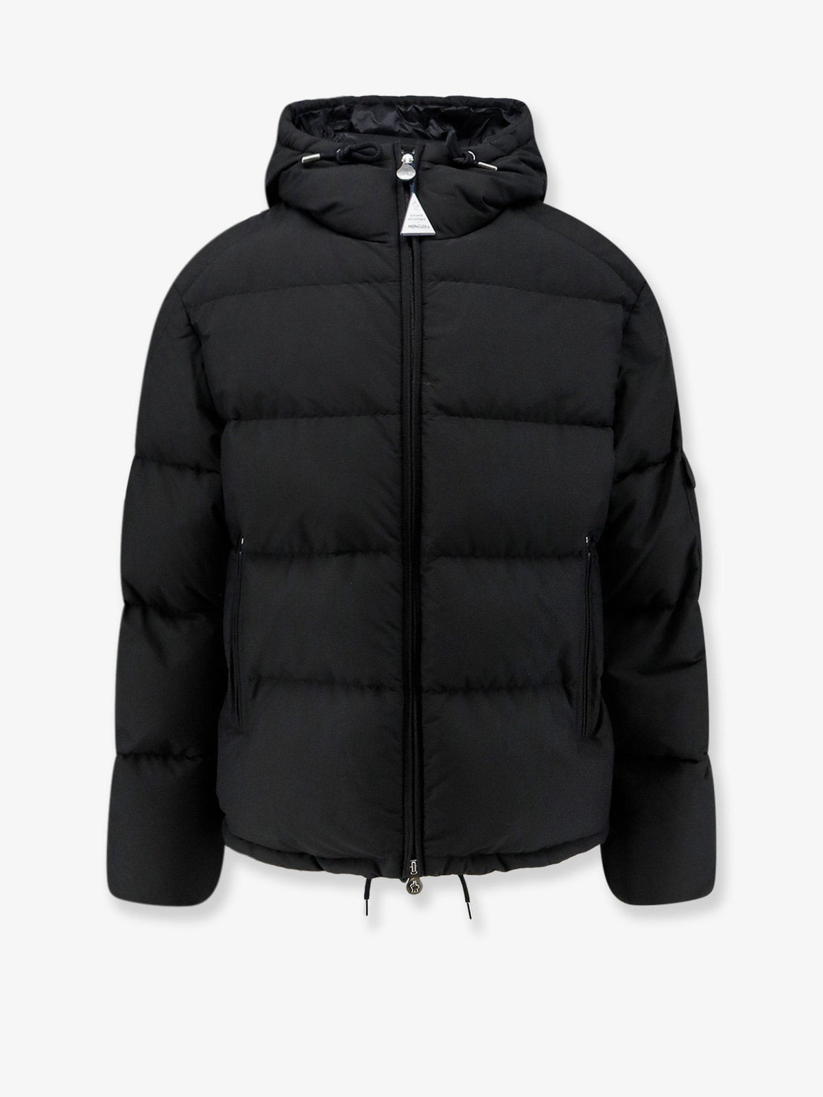 Moncler Men's Himalaya Re Icons Cotton and Nylon Short Down Jacket Black