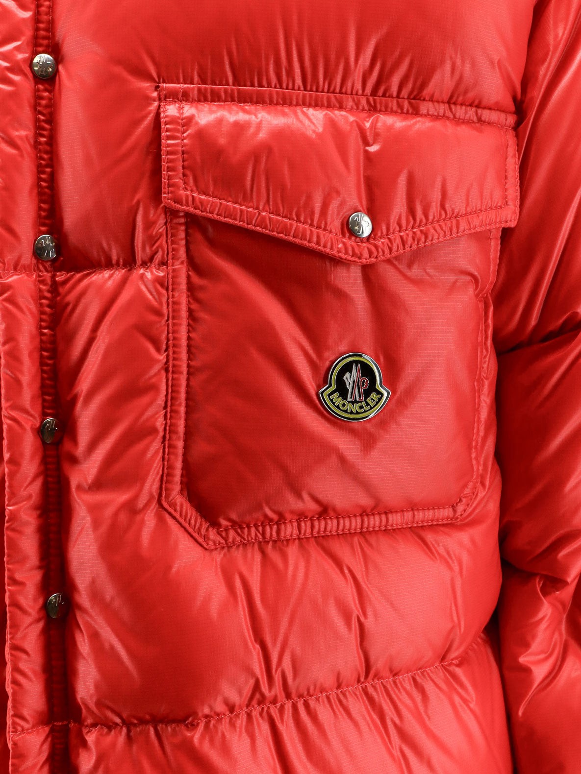 Moncler Men's Karakorum Down Jacket Red, view 3