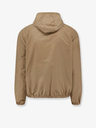 Moncler Men's Nylon Hooded Jacket Beige, view 2
