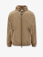 Moncler Men's Nylon Hooded Jacket Beige