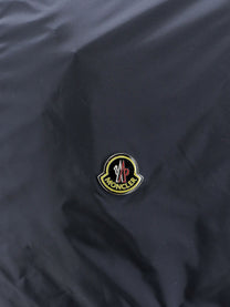 Moncler Men's Nylon Hooded Jacket Blue, view 3
