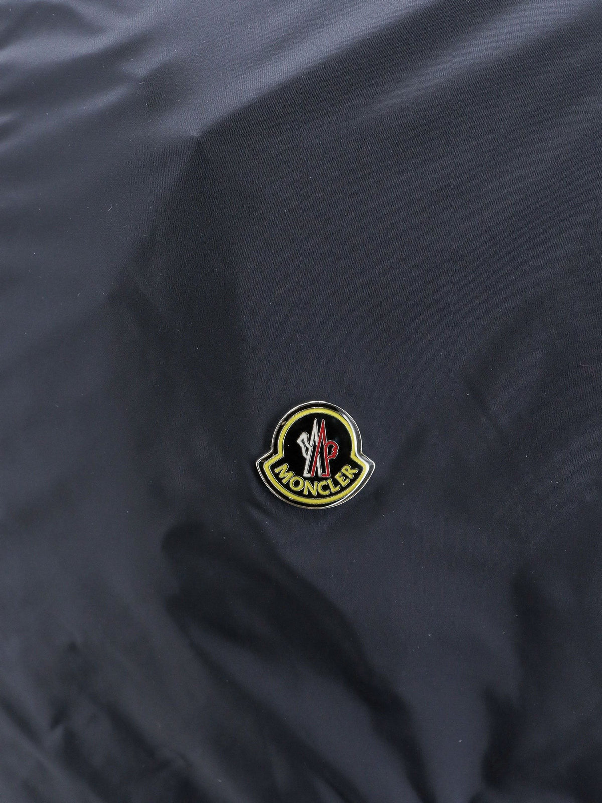 Moncler Men's Nylon Hooded Jacket Blue, view 3