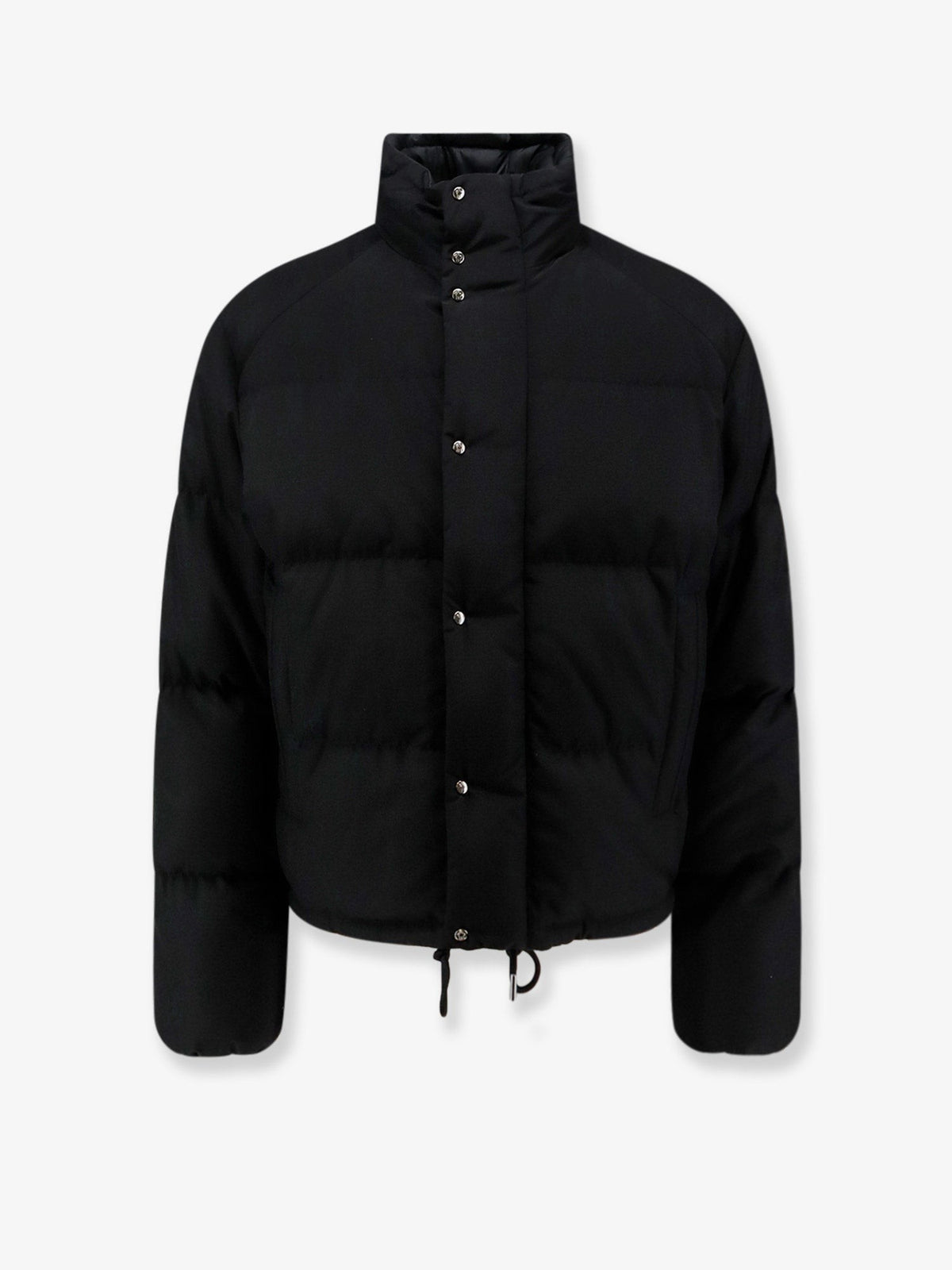 Moncler Men's Verone Nylon and Cotton Down Jacket Black