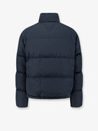 Moncler Men's Verone Nylon and Cotton Down Jacket Grey, view 2