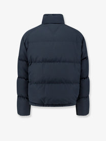 Moncler Men's Verone Nylon and Cotton Down Jacket Grey, view 2