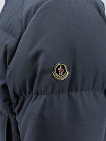 Moncler Men's Verone Nylon and Cotton Down Jacket Grey, view 3
