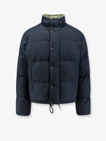 Moncler Men's Verone Nylon and Cotton Down Jacket Grey
