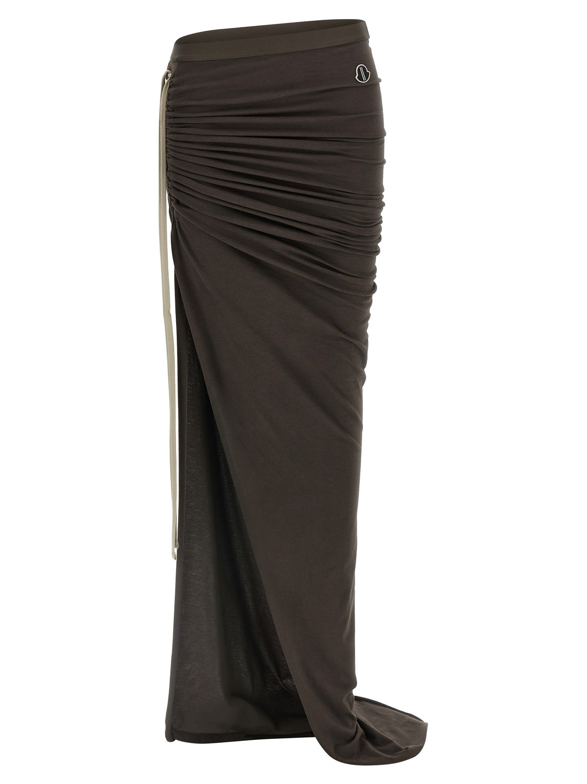 Rick Owens Moncler + Rick Owens Adjustable Skirt Brown