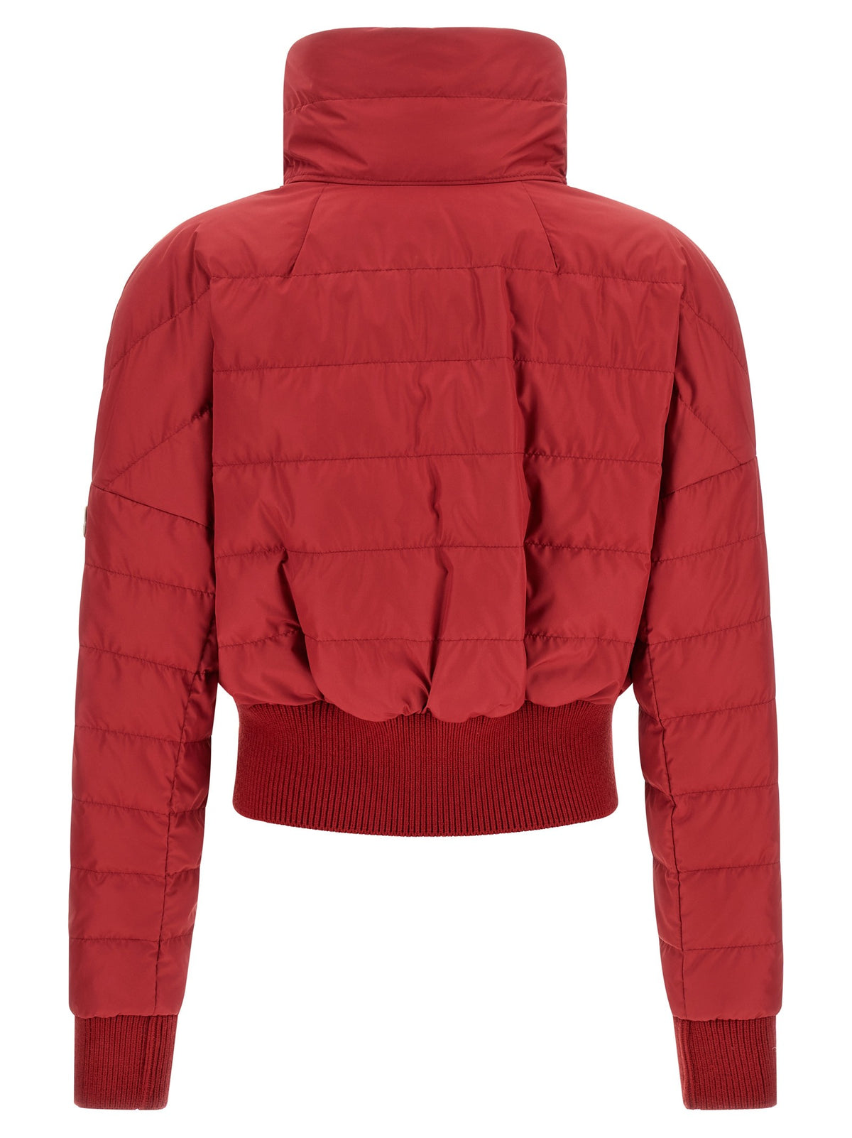 Rick Owens Moncler + Rick Owens Cropped Down Jacket Red, view 2