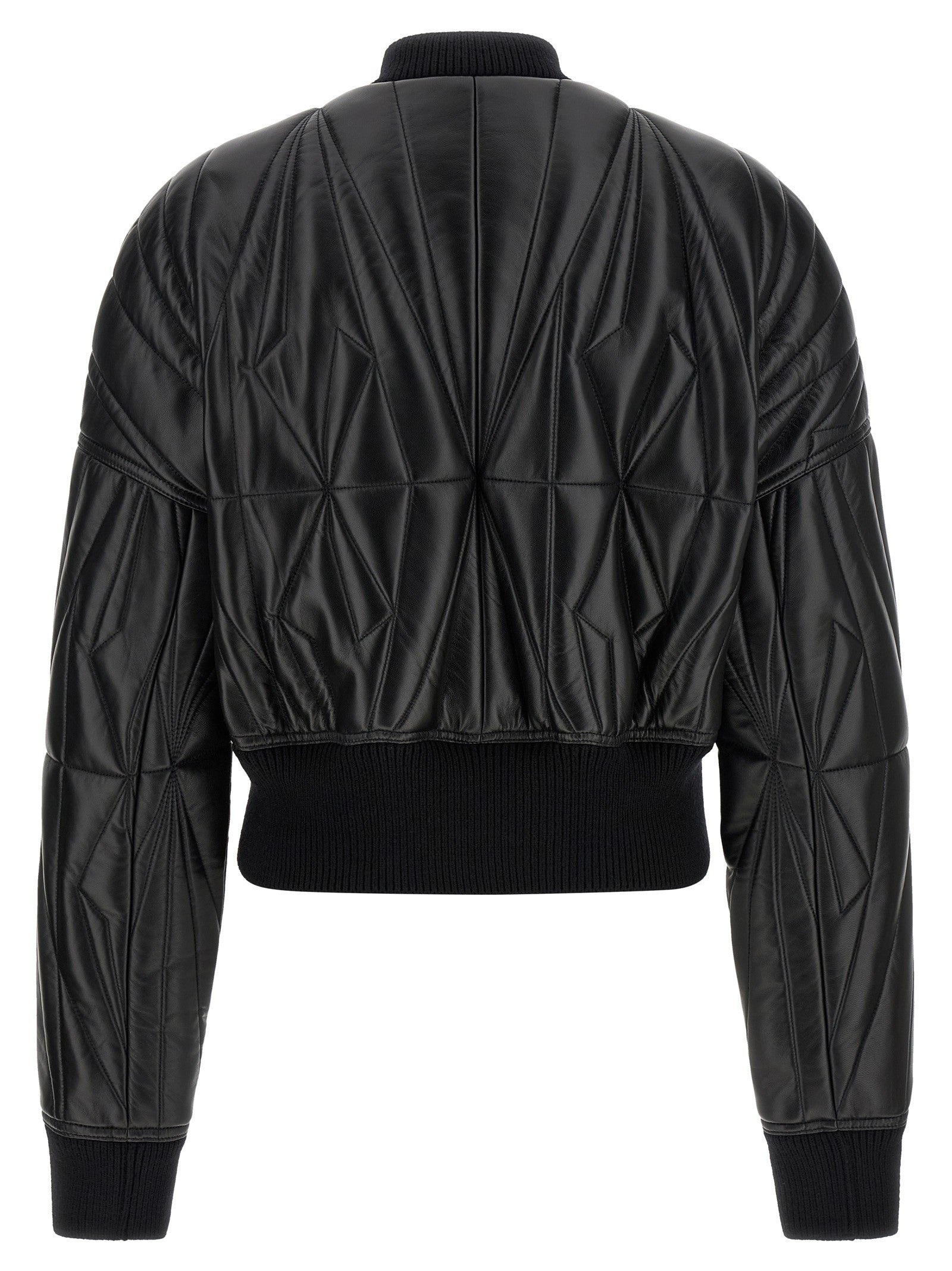Rick Owens Moncler + Rick Owens Geocamo Bomber Jacket Black