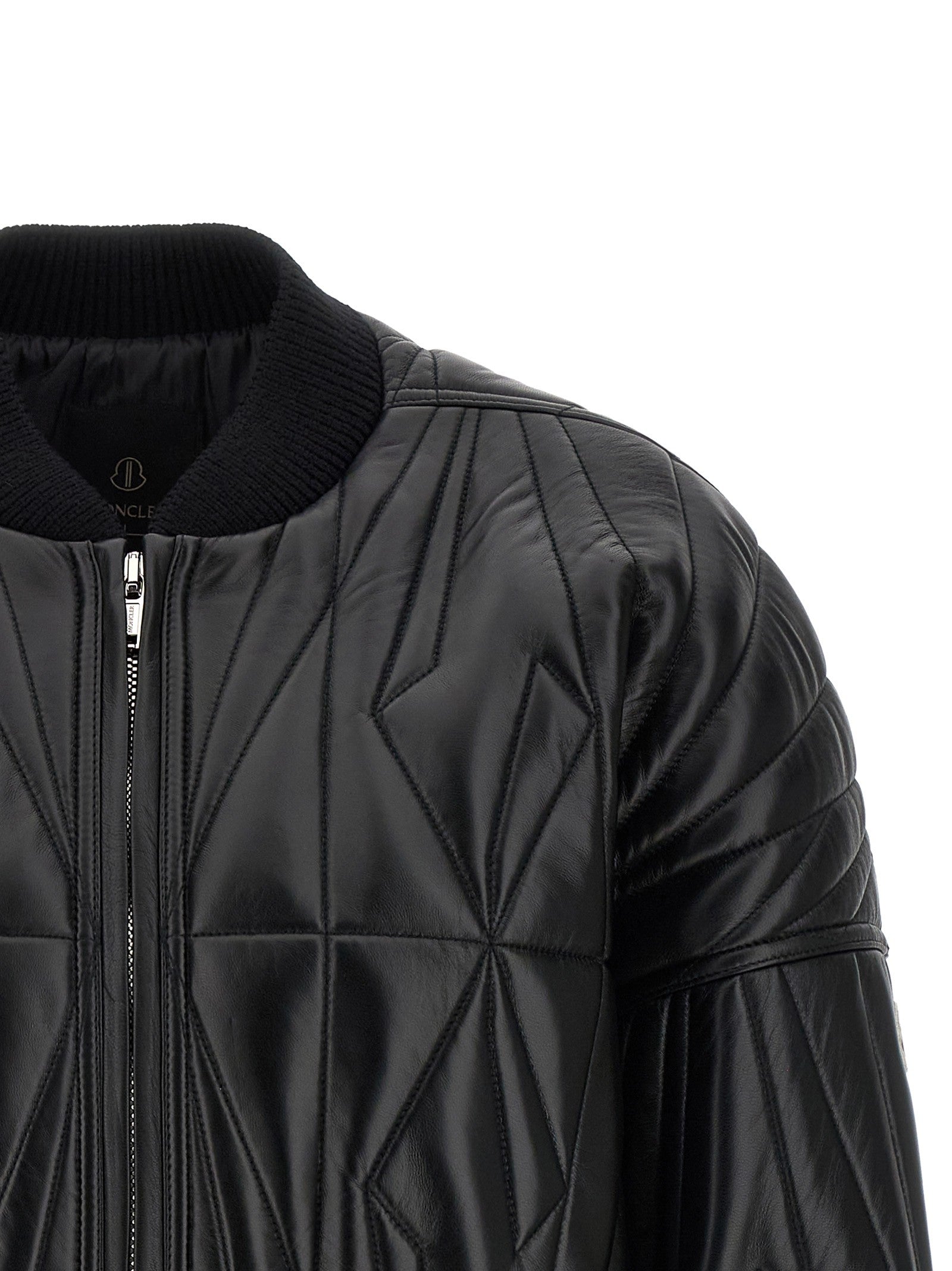 Rick Owens Moncler + Rick Owens Geocamo Bomber Jacket Black
