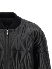 Rick Owens Moncler + Rick Owens Geocamo Bomber Jacket Black
