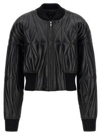Rick Owens Moncler + Rick Owens Geocamo Bomber Jacket Black
