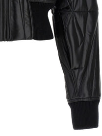Rick Owens Moncler + Rick Owens Geocamo Bomber Jacket Black