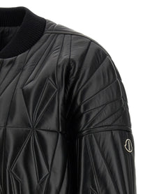 Rick Owens Moncler + Rick Owens Geocamo Bomber Jacket Black