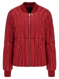 Rick Owens Moncler + Rick Owens Geocamo Flight Down Jacket Red