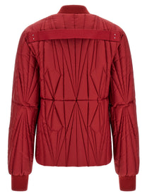 Rick Owens Moncler + Rick Owens Geocamo Flight Down Jacket Red