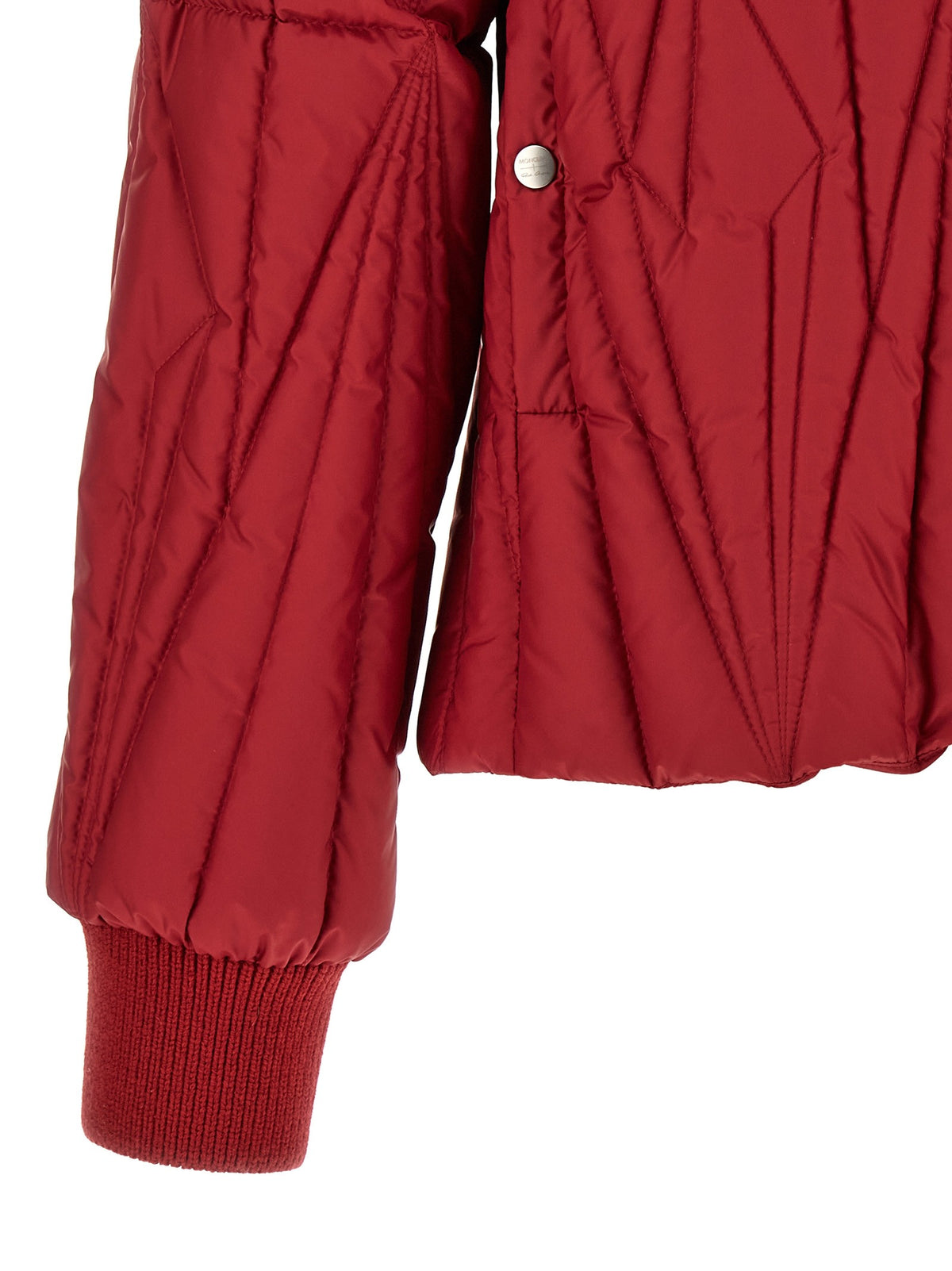 Rick Owens Moncler + Rick Owens Geocamo Flight Down Jacket Red