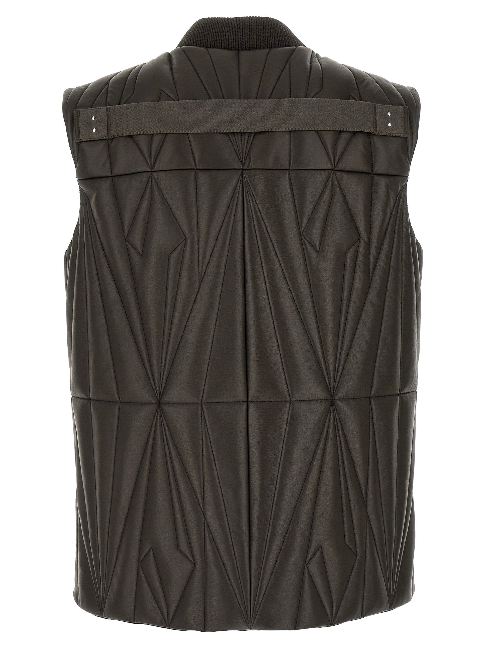 Rick Owens Moncler + Rick Owens Geocamo Flight Vest Brown